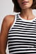 Black/White Ripp-Tank-Top