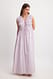 Pink Stripe Striped Tie Chest Detail Maxi Dress