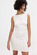Offwhite Strukturiertes Minikleid