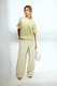 Light Green Strukturiertes T-Shirt