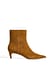 Tan Ankle-Boots aus Wildleder