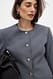 Grey taillierte Jacke