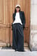 Black weite Anzughose mit hoher Taille
