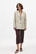 Brown Midirock aus transparentem Mesh