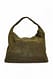 Grey Trapezform-Tasche aus Wildleder