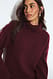 Mid Grey Mel Strickpullover mit Rollkragen aus Wollmischung