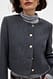 Beige Tweedjacke