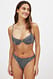 Dark Grey V-förmiger Spitzen-Tanga