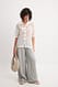 Grey Weite Hose mit halbhoher Taille aus Viskose-Mix