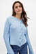 Light Blue Strickjacke mit Wellenkante