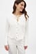 Light Blue Strickjacke mit Wellenkante