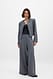 Grey weite Anzughose mit hoher Taille