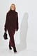 Brown Midikleid aus Wollmischung
