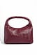 Burgundy gerundete gewebte Tragetasche