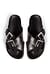Double Buckle Leather Slippers