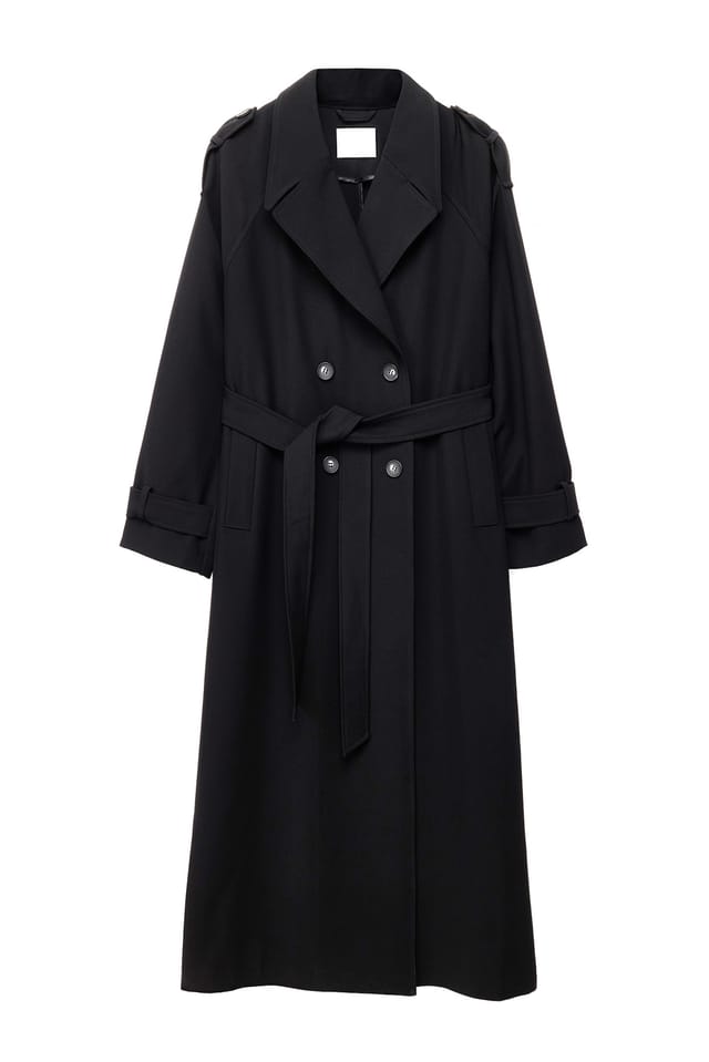 Black Langer Trenchcoat