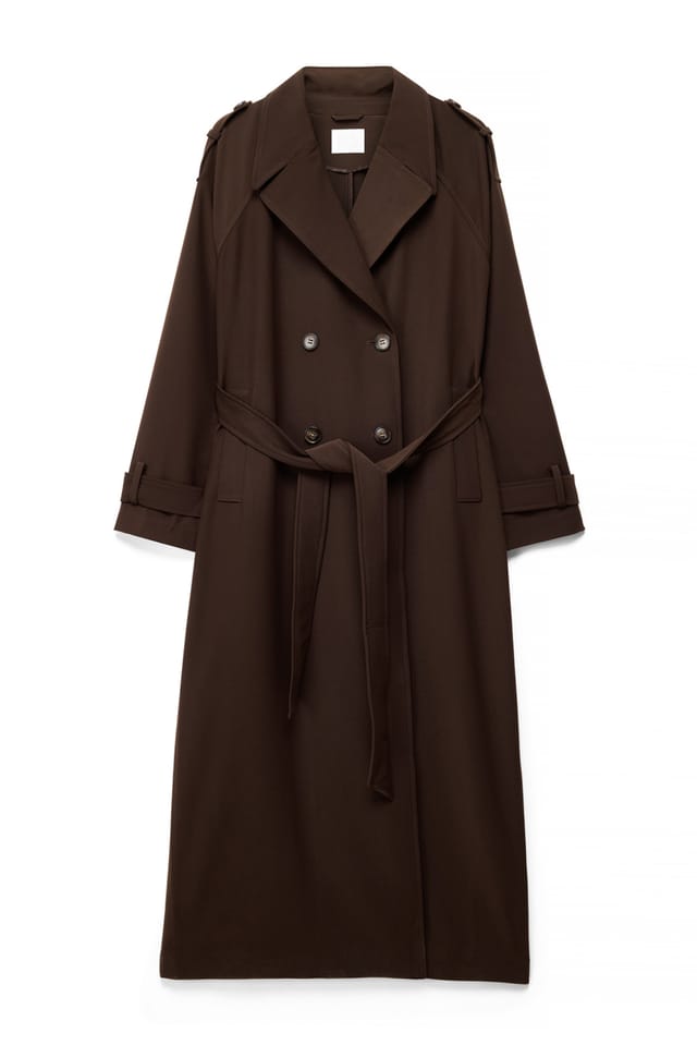 Brown Langer Trenchcoat