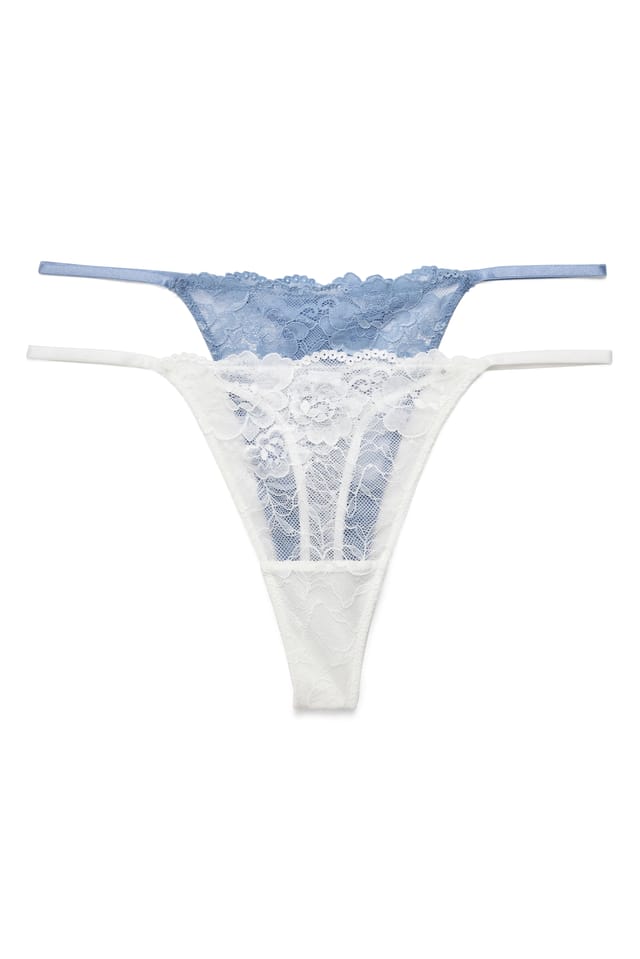 Light Blue 2-pack tanga trosor