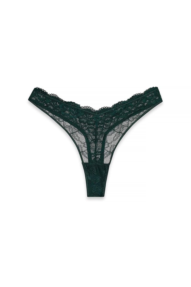 Deep Green Lot de 2 strings en forme de V