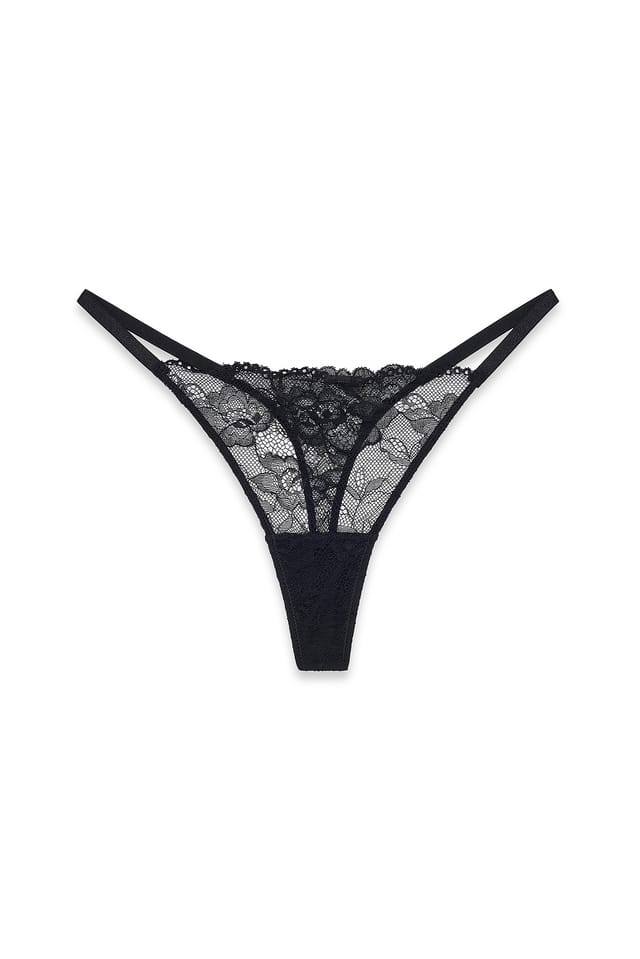 Black 3-pack tanga