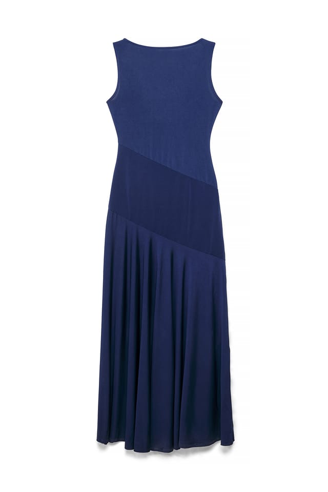 Blue Asymmetrisches Midikleid