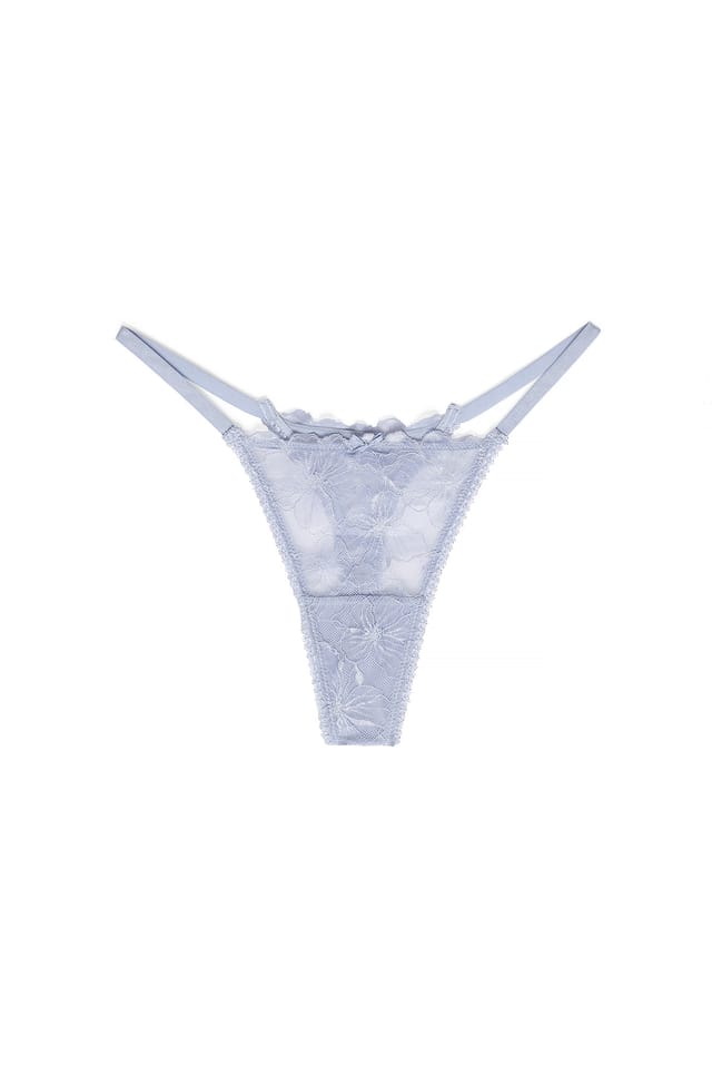 Light Blue Tanga à nœud