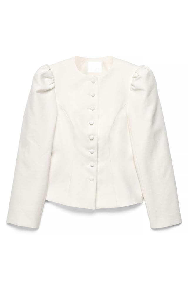 White Blazer à boutons