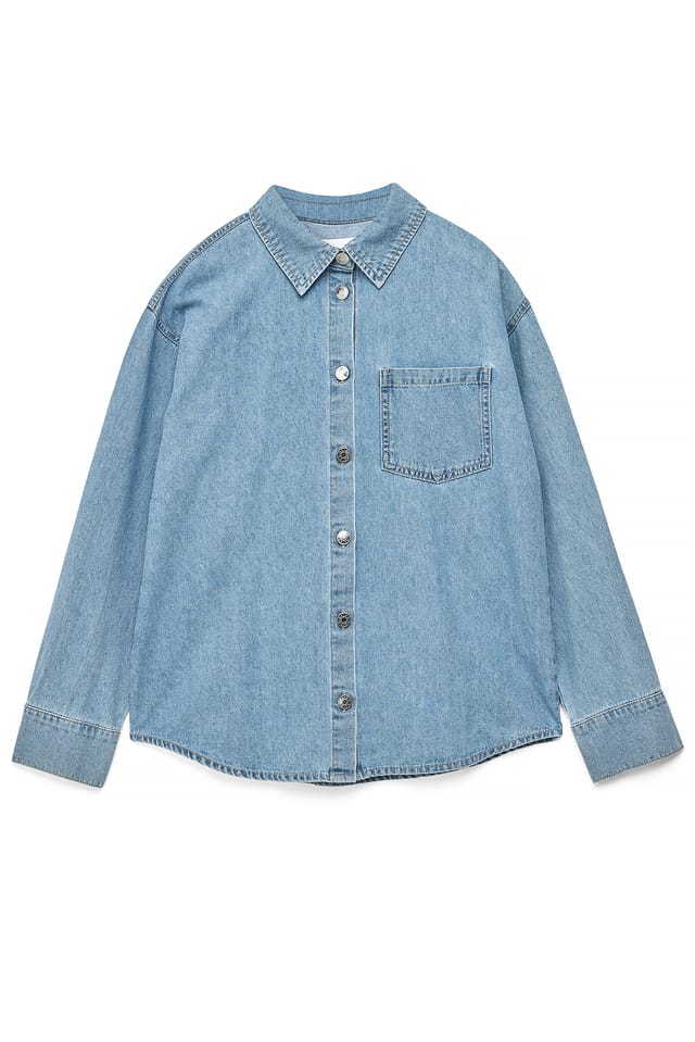 Light Blue Denim overhemd