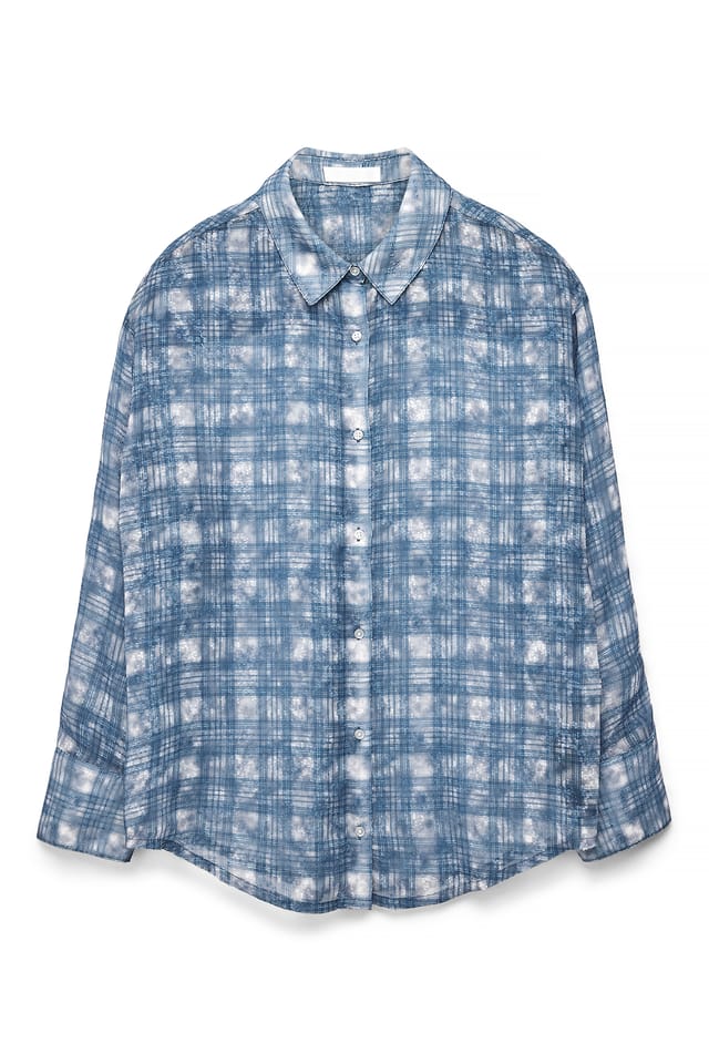 Check Distressed Check Shirt