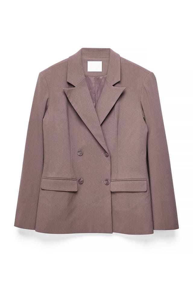 Mauve Blazer croisé classique