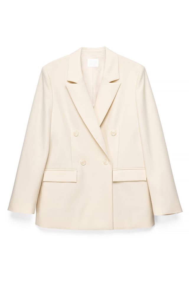 Offwhite Dubbelknäppt kavaj