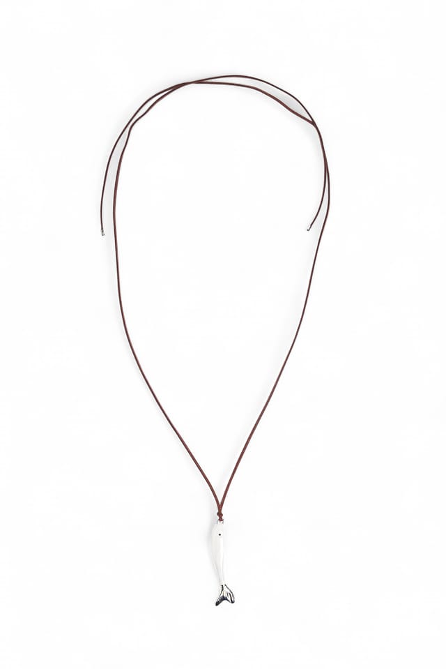 Brown Fish Detailed Necklace