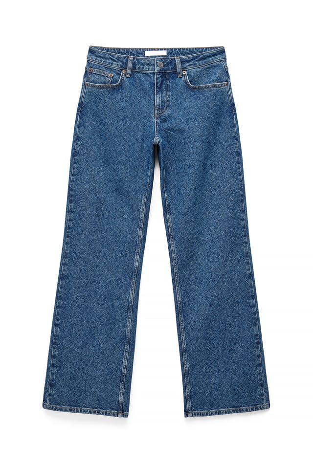 Mid Blue Lane vaqueros de talle bajo