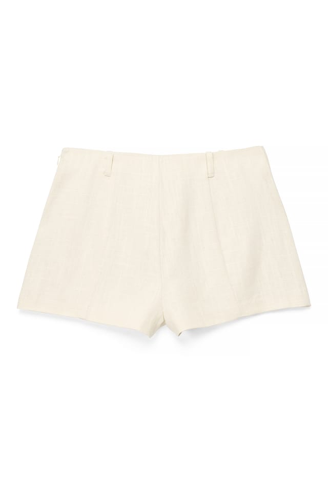 Sand Mini short en lin mélangé