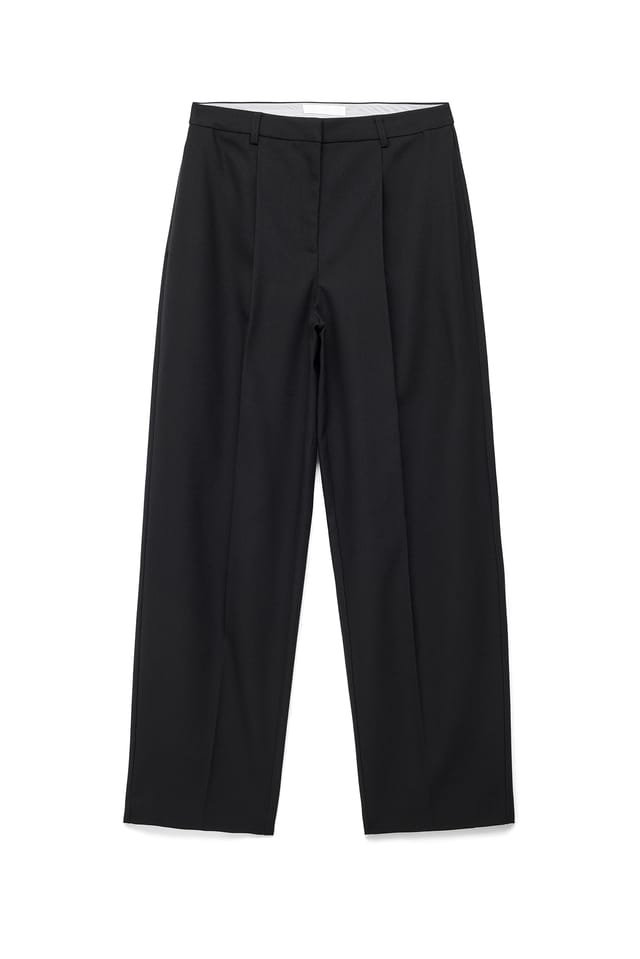 Black Lange twillbukser med trommepindben