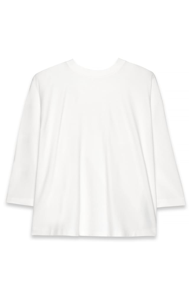White Long Sleeve Tee