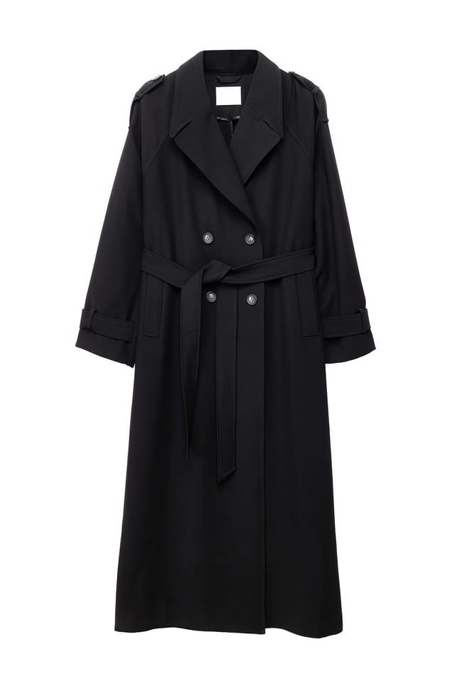 Black Langer Trenchcoat