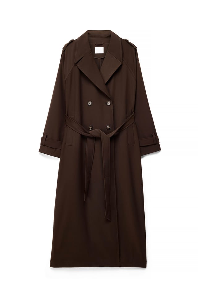 Brown Langer Trenchcoat