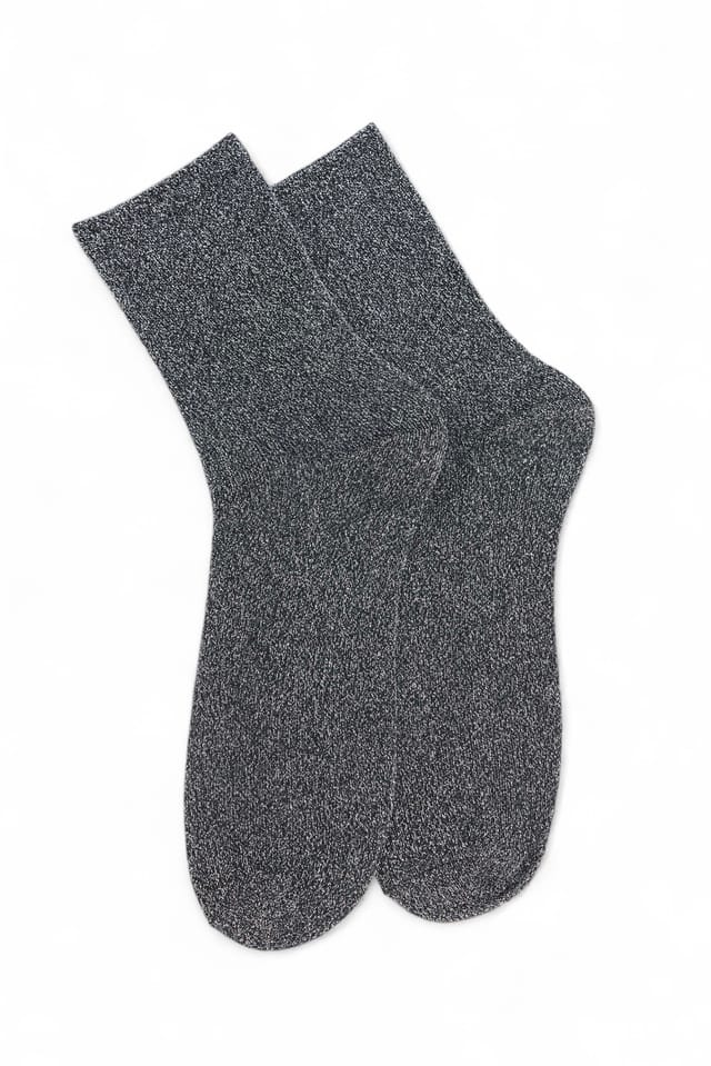 Black Lurex Socks