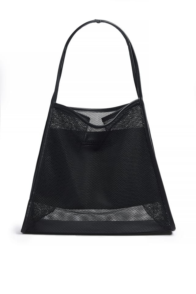 Black Mesh Tote