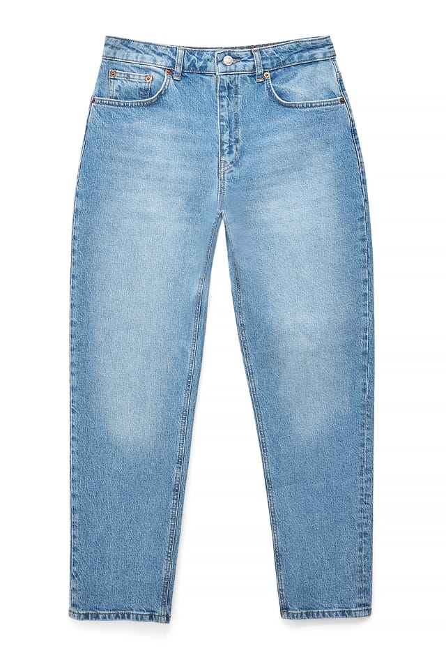 Light Blue Mom jeans med hög midja
