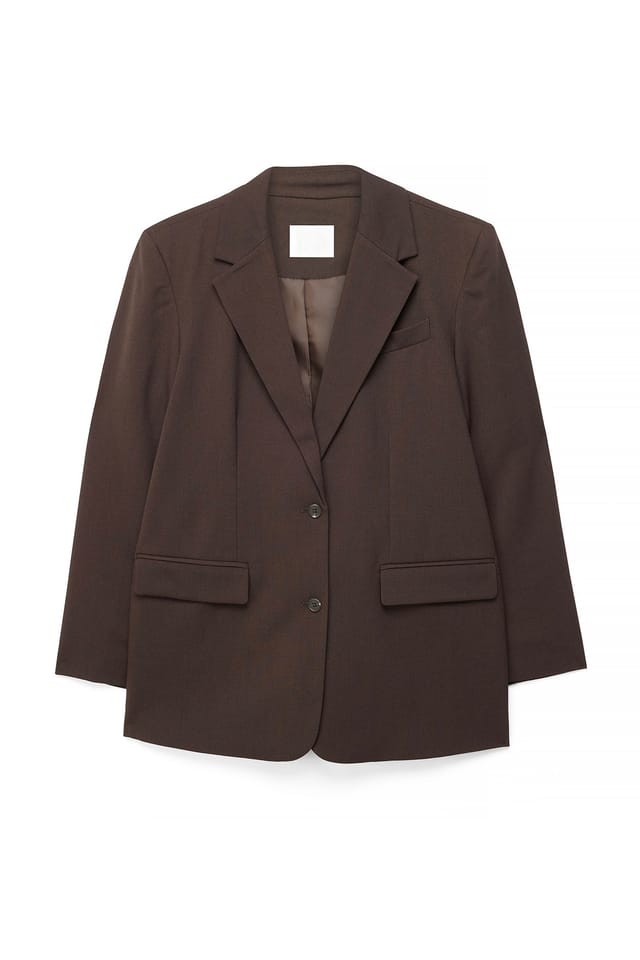 Brown Oversized Blazer