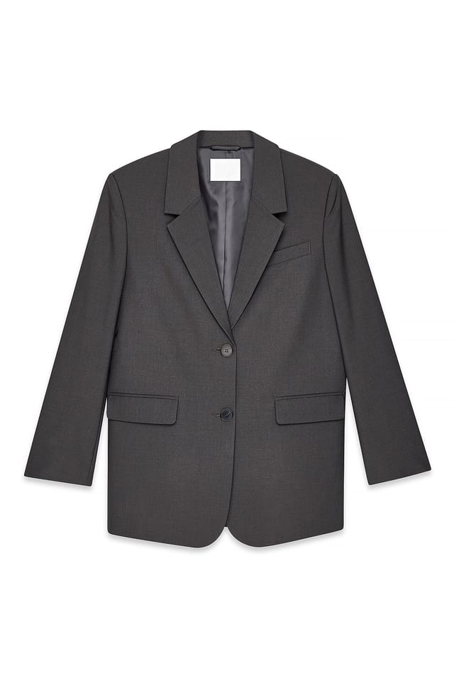 Dark Grey Oversized Blazer