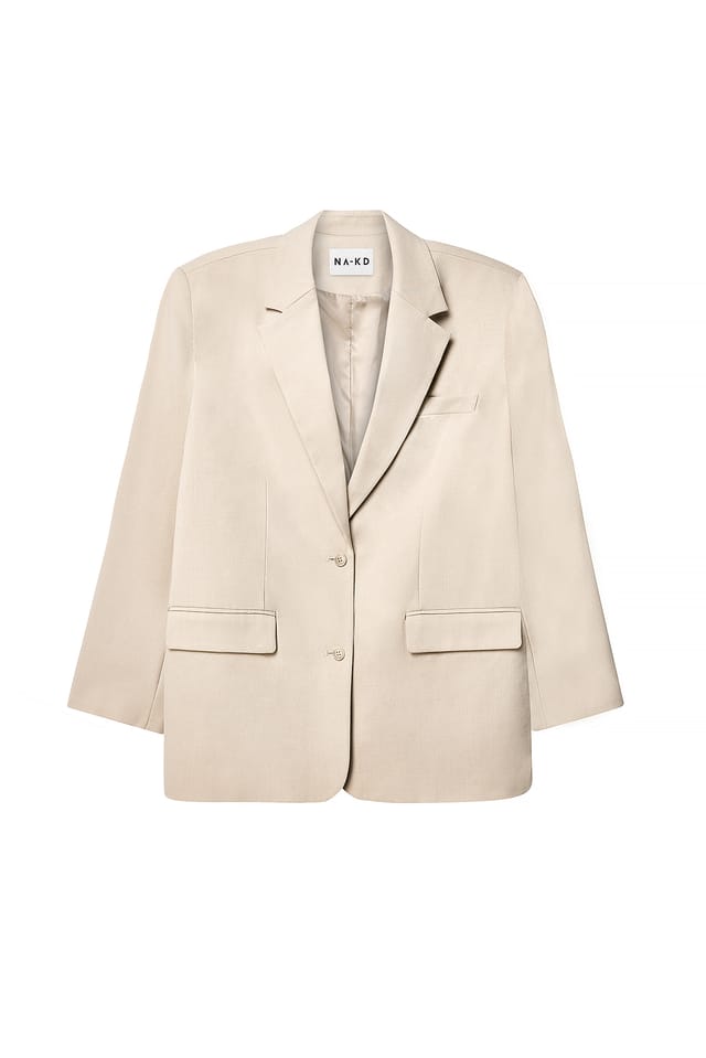Sand Oversized Blazer