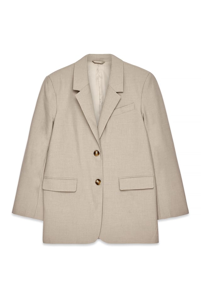 Sand Oversized Blazer