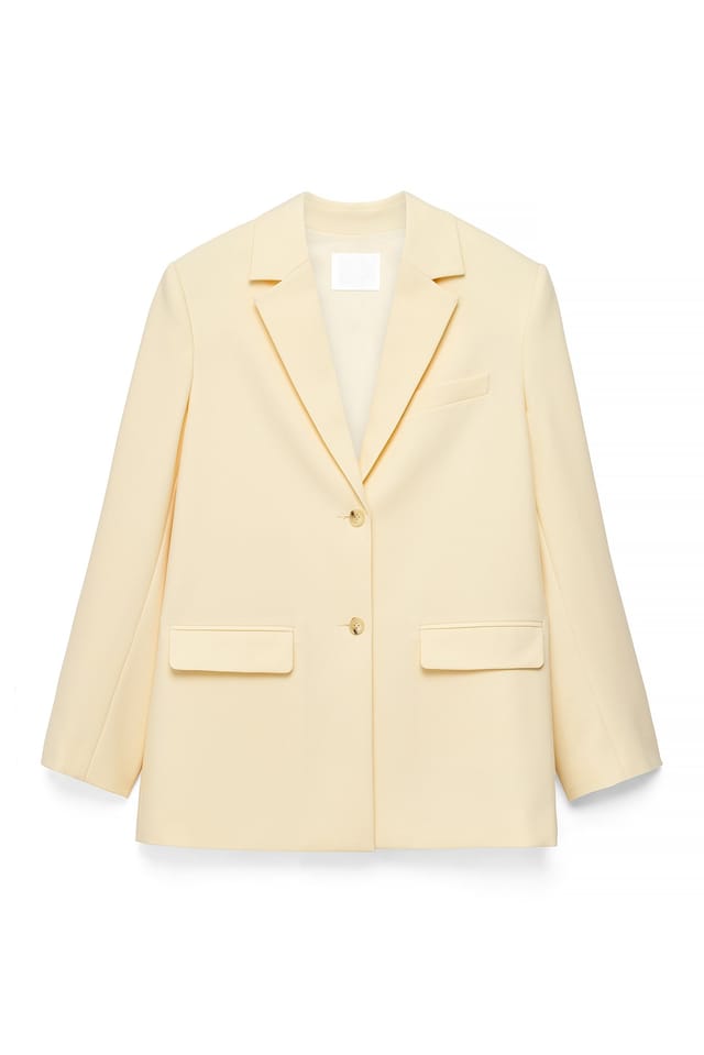 Vanilla Oversize-Blazer mit offenem Rücken