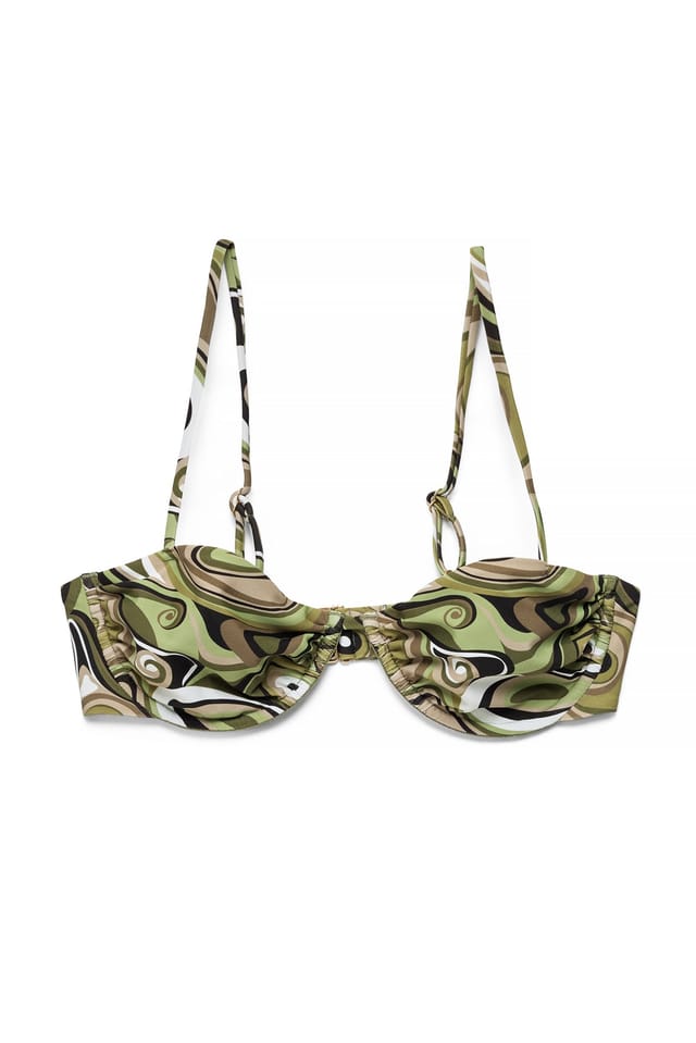 Print Hulter bikini imprimé à armatures
