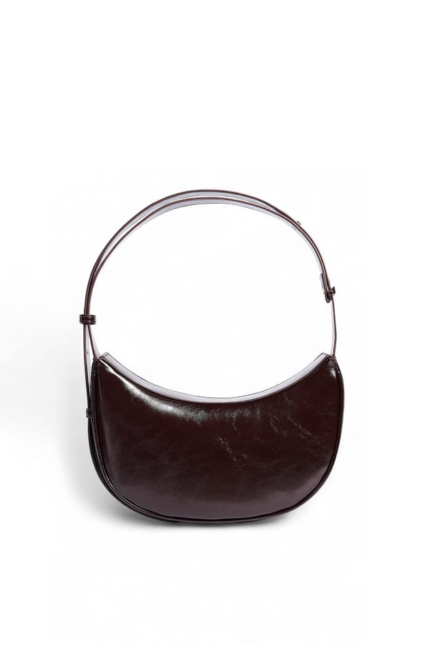 Brown runde Handtasche