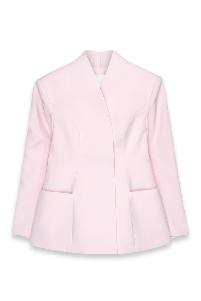 Soft Pink Blazer cintré