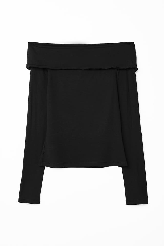 Black Soft Line Langarmshirt